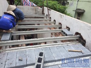 Cải tạo nhà cũ bằng bê tông nhẹ tại Mỹ Độ, Bắc Giang