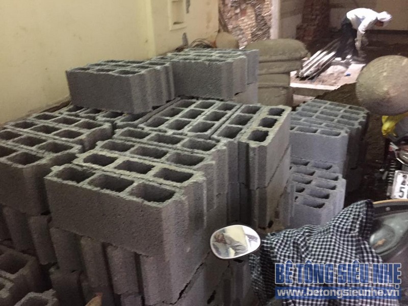 Cải tạo công trình bằng bê tông nhẹ cho nhà Vũ tại Đại Thắng, Phú Xuyên