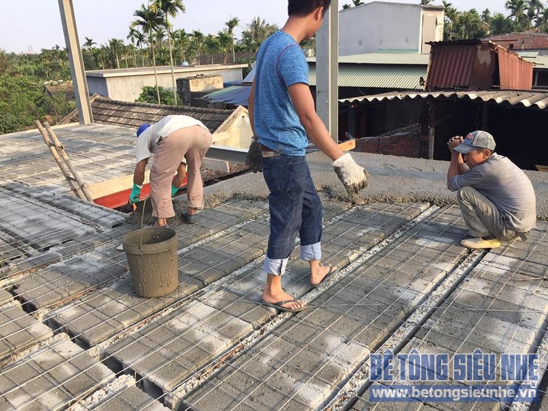 Thi công sàn bê tông siêu nhẹ cho hệ thống nhà xưởng tại Hải Phòng