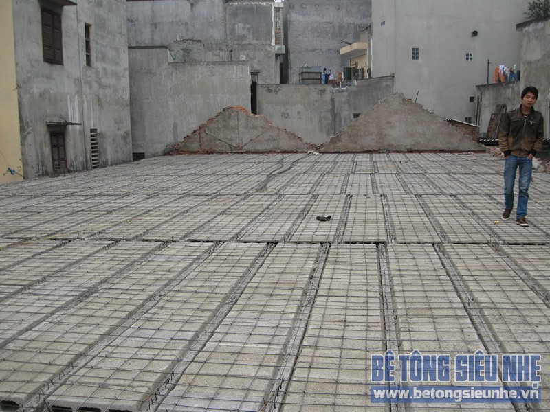 Sử dụng sàn bê tông siêu nhẹ là giải pháp hỗ trợ hữu hiệu cho các công trình xây dựng