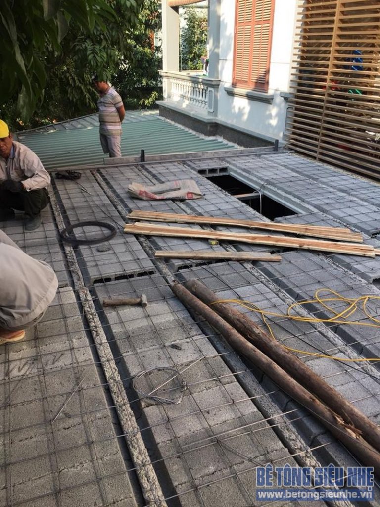 Cải tạo nhà phố bằng sàn bê tông nhẹ nhà anh Trinh, Cầu giấy, Hà Nội - 05