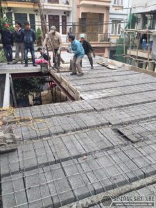 Giá đổ bê tông sàn, đổ trần bằng bê tông nhẹ trọn gói thi công 2018