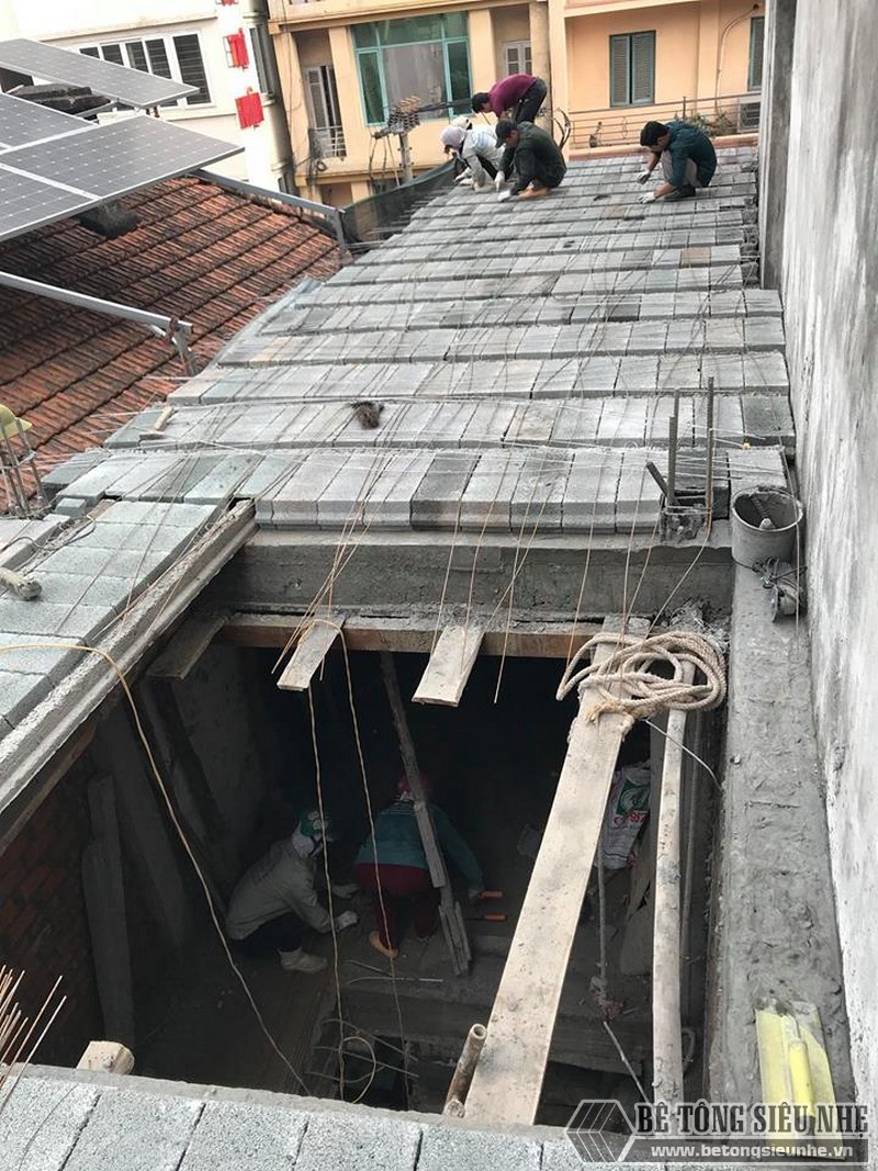 Xây nhà 2 tầng bằng sàn bê tông nhẹ giá siêu rẻ tại Thạch Thất, Hà Nội- 01