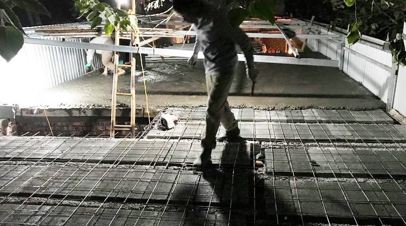 8 giờ hoàn thiện 60m2 sàn bê tông siêu nhẹ tại Hà Đông, Hà Nội - 12