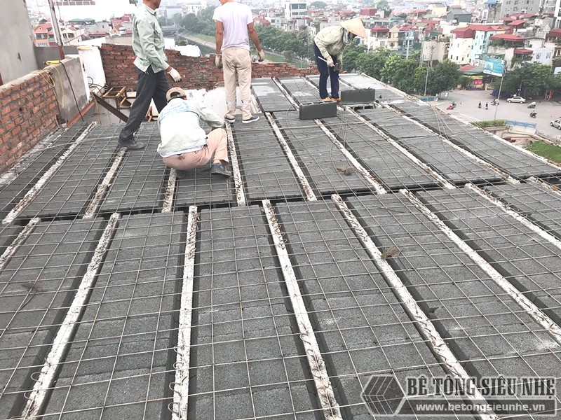 Thi công bê tông nhẹ trọn gói tại Hà Nội, công trình thực tế tại Gia Lâm - 04