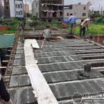 Thi công lắp ghép sàn bê tông siêu nhẹ cho công trình ngoại thành Hà Nội