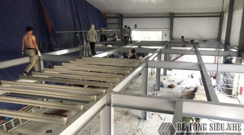 Hình ảnh hoàn thiện công trình nhà khung thép cho xưởng may tại Nam Định