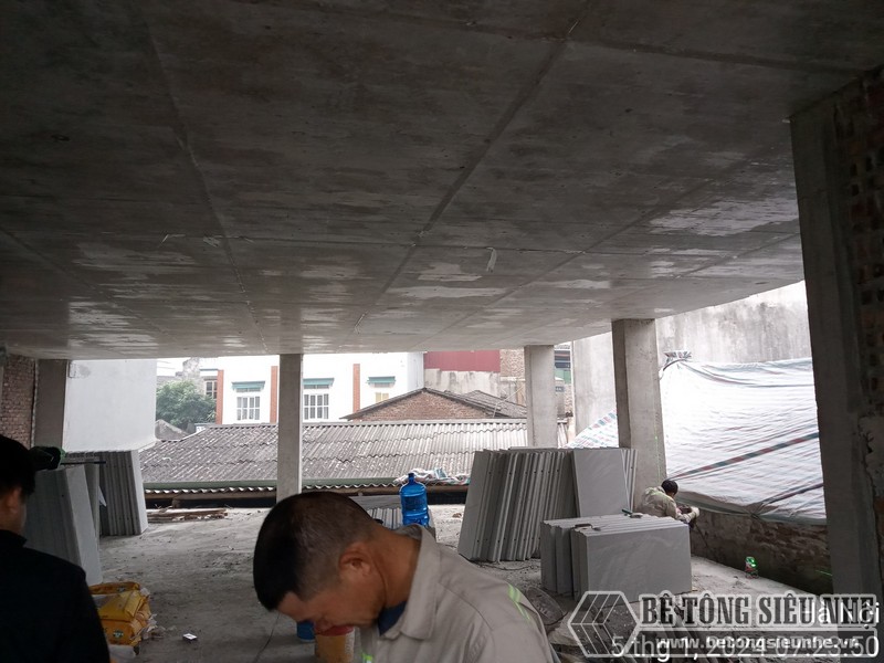Thi công nhà lắp ghép bằng tấm ALC nhà anh Tân Bát Tràng - Gia Lâm- 04