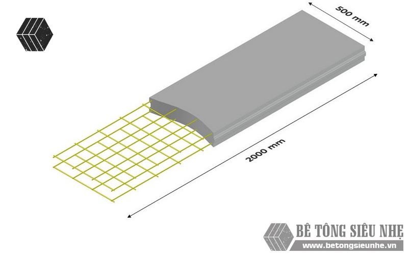 Cấu tạo tấm bê tông siêu nhẹ