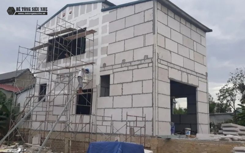 Chi phí xây dựng nhà tiền chế bê tông nhẹ Chi phí xây dựng nhà tiền chế bê tông nhẹ