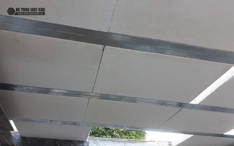 Quy trình thi công làm gác lửng bằng tấm bê tông nhẹ Quy trình thi công làm gác lửng bằng tấm bê tông nhẹ