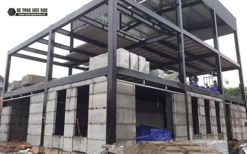 thi công nhà bằng panel bê tông nhẹ thi công nhà bằng panel bê tông nhẹ