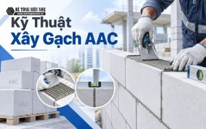 kỹ thuật xây gạch aac