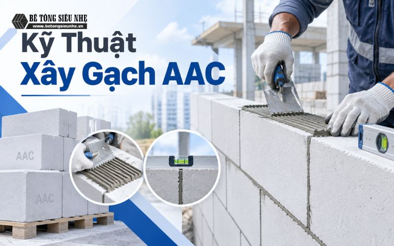 kỹ thuật xây gạch aac