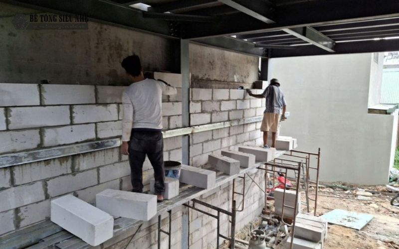 Yếu tố ảnh hưởng đến định mức vữa xây gạch AAC