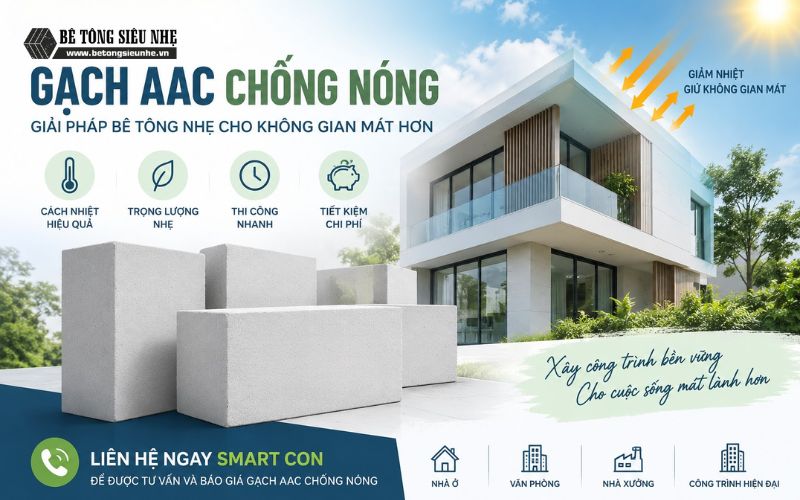 gạch aac chống nóng gạch aac chống nóng