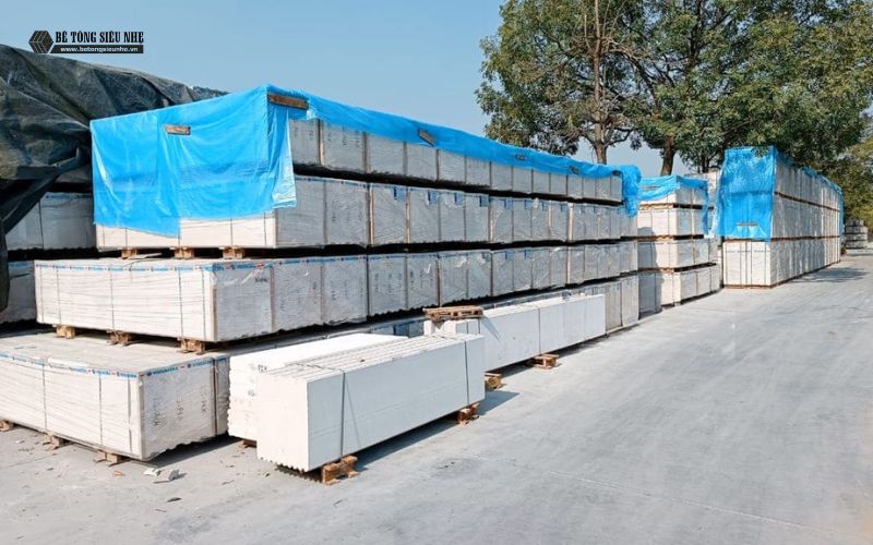 Ưu điểm kích thước gạch bê tông khí chưng áp