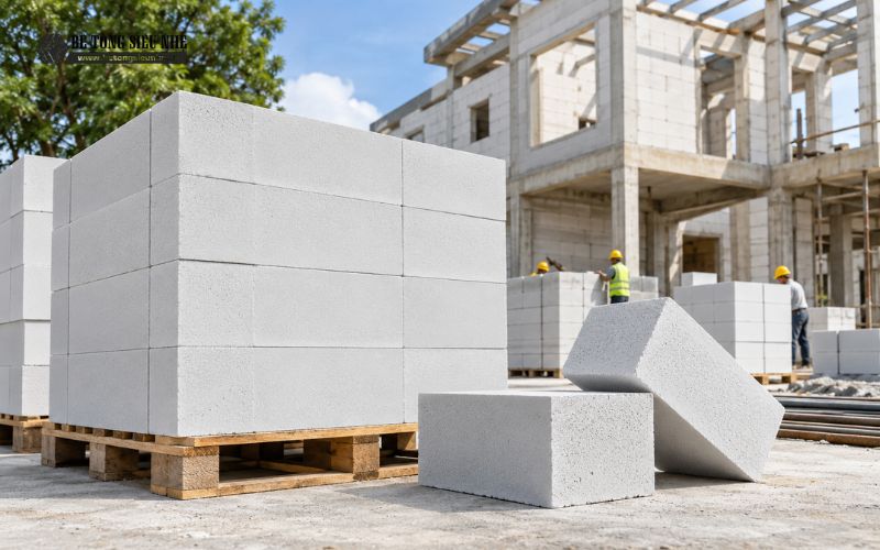 mua gạch bê tông khí chưng áp tại hà nội