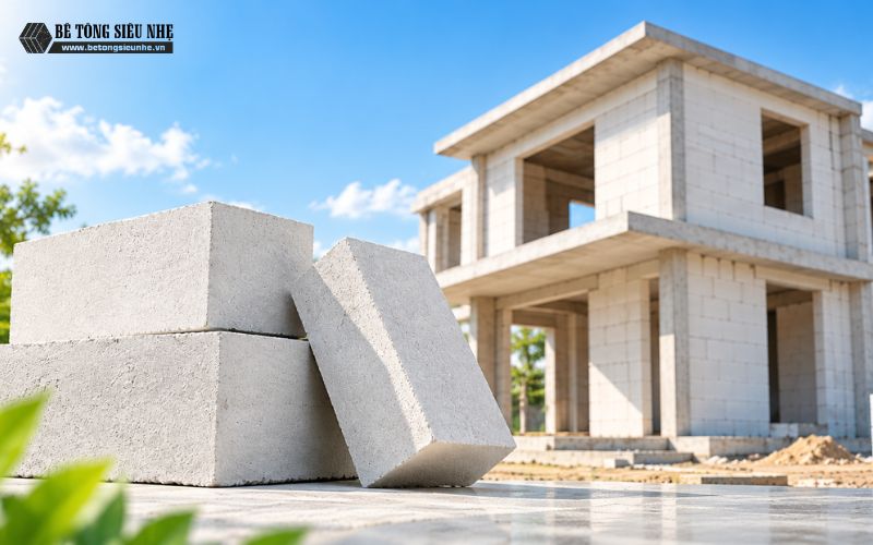 Cách tính chi phí xây nhà bằng gạch AAC