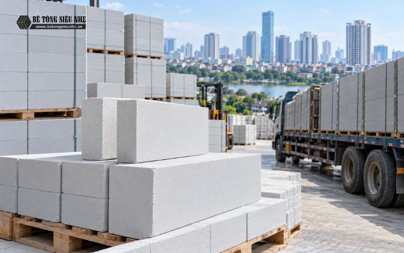 Kinh nghiệm khi mua gạch AAC tại Hà Nội 