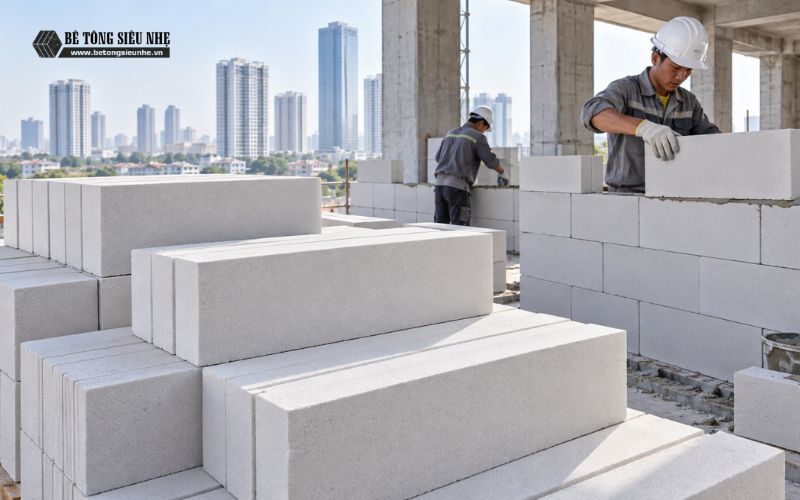 Chọn đơn vị bán gạch bê tông khí chưng áp tại Hà Nội