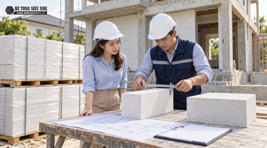Bí quyết chọn gạch AAC xây nhà cao tầng hiệu quả