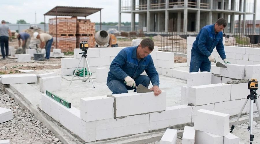 Gạch AAC trọng lượng nhẹ giúp giảm tải trọng 
