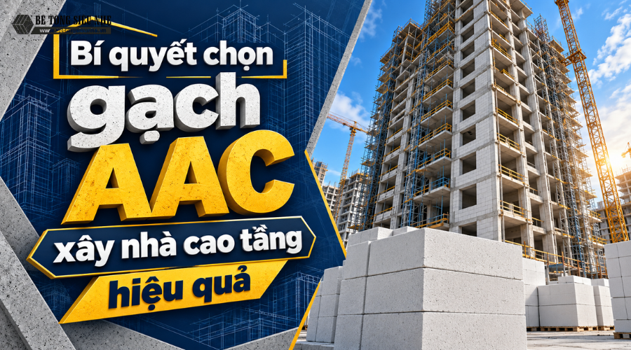 Gạch AAC xây nhà cao tầng