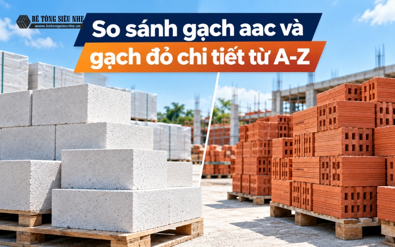 So sánh gạch AAC và gạch đỏ