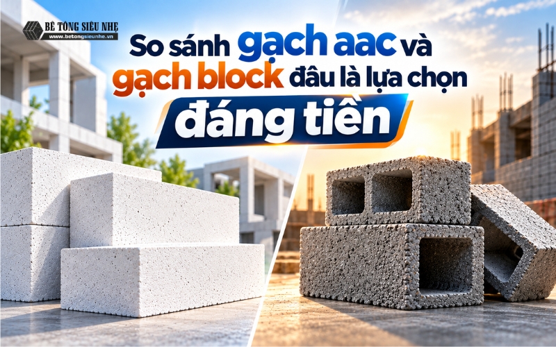So sánh gạch aac và gạch block